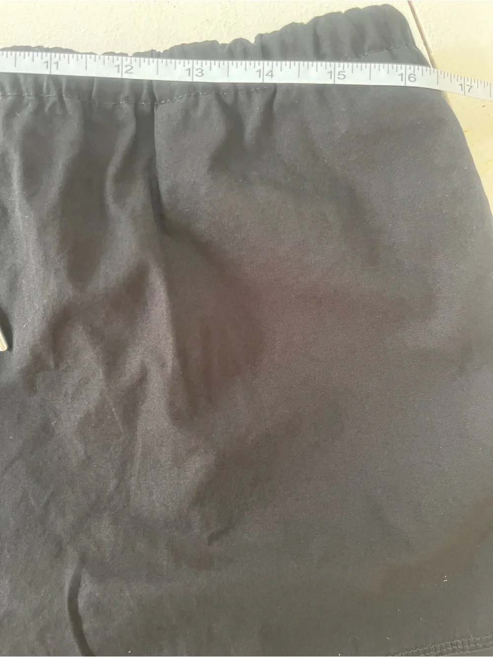 NWT J Crew Black Cruise drawstring short in cotton poplin